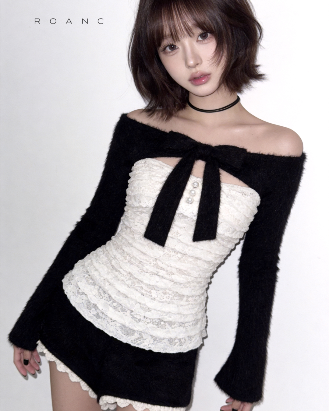 Romantic Ribbon Lace Top