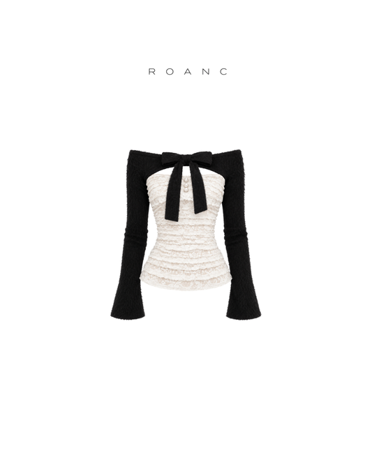 Romantic Ribbon Lace Top