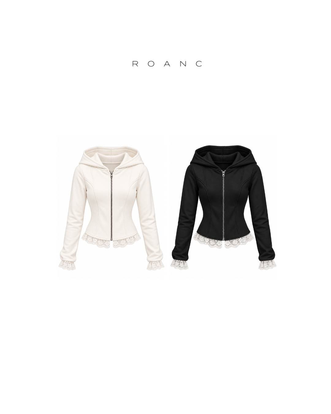 Lace Ribbon Sweat Setup